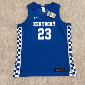Men’s XL Anthony Davis Kentucky Nike Elite Stitched Limited Basketball Jersey